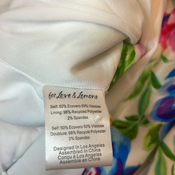 For Love and Lemons Lucy Mini Dress NWT - Picture 15 of 15